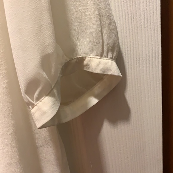 Cream Sheer Top - Picture 3 of 4